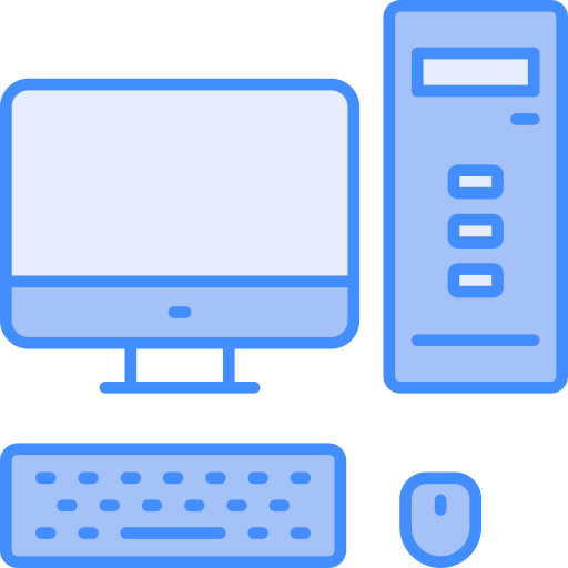 컴퓨터 하드웨어 Generic Blue icon