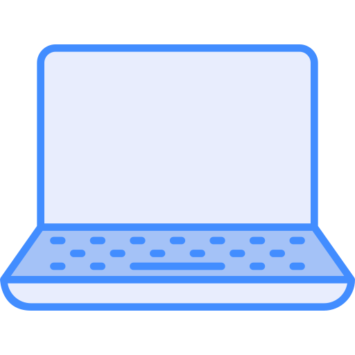 laptop bildschirm Generic Blue icon