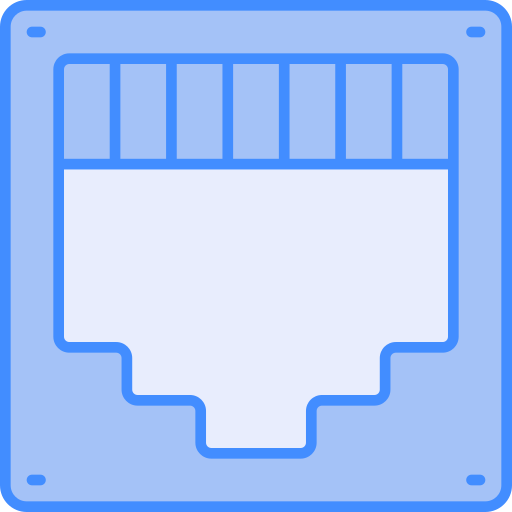 Ethernet Generic Blue icon