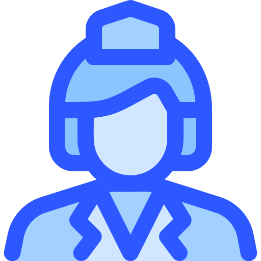 hostess di volo Generic Blue icona