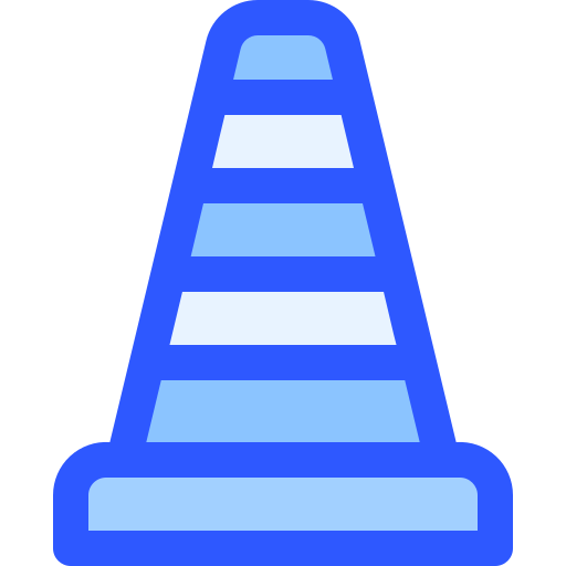 verkeerskegel Generic Blue icoon