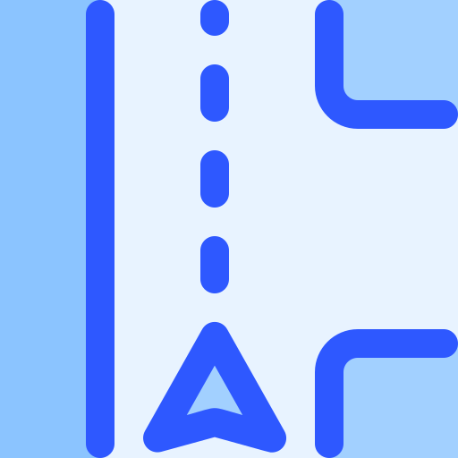Gps navigation Generic Blue icon