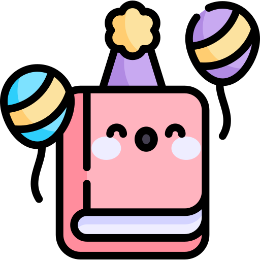 weltbuchtag Kawaii Lineal color icon