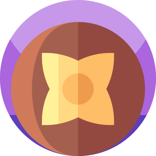 de masa fermentada Geometric Flat Circular Flat icono