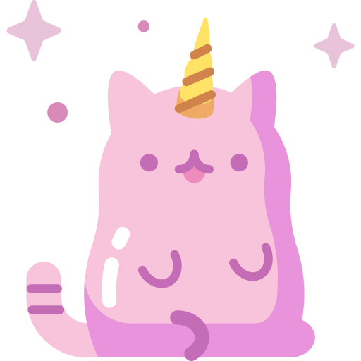gato Special Candy Flat icono
