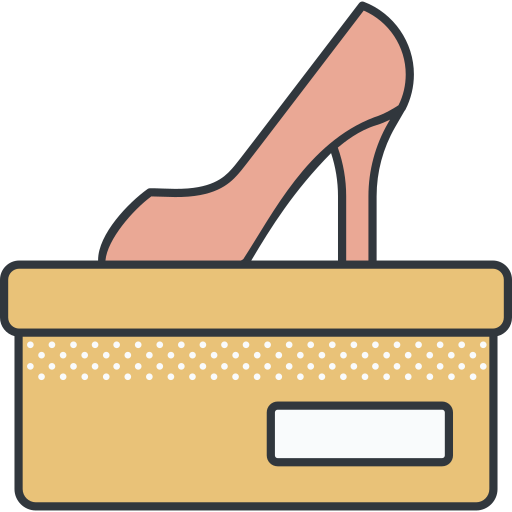 신발 Detailed Offset Lineal color icon