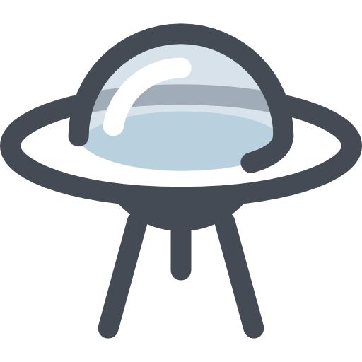 ufo Sergei Kokota Lineal Color icon