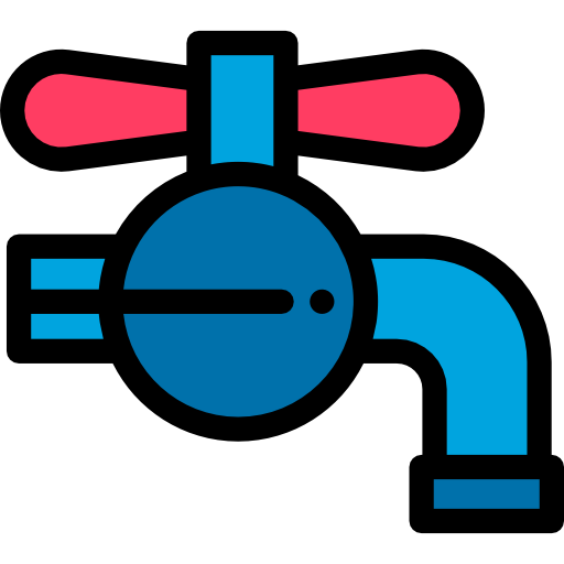 Plumbering Detailed Rounded Lineal color icon