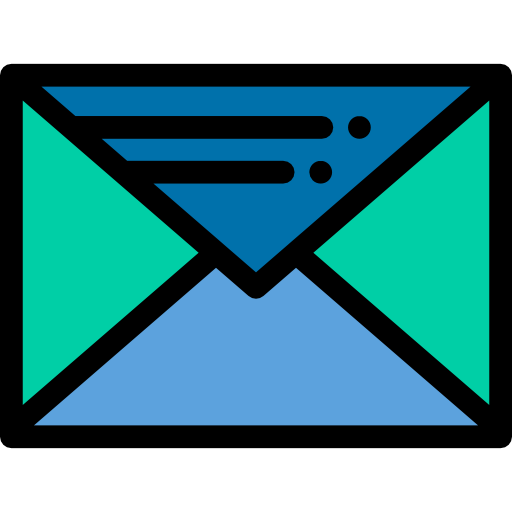 Mail Detailed Rounded Lineal color icon