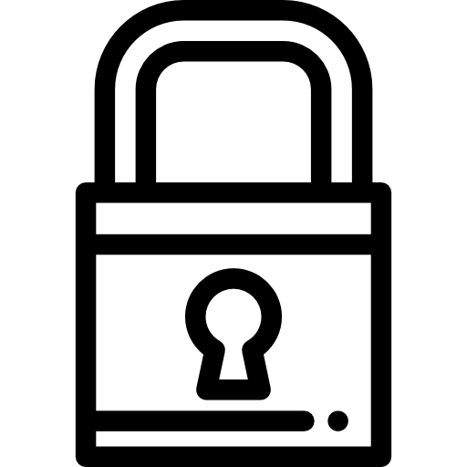 system bezpieczeństwa Detailed Rounded Lineal ikona