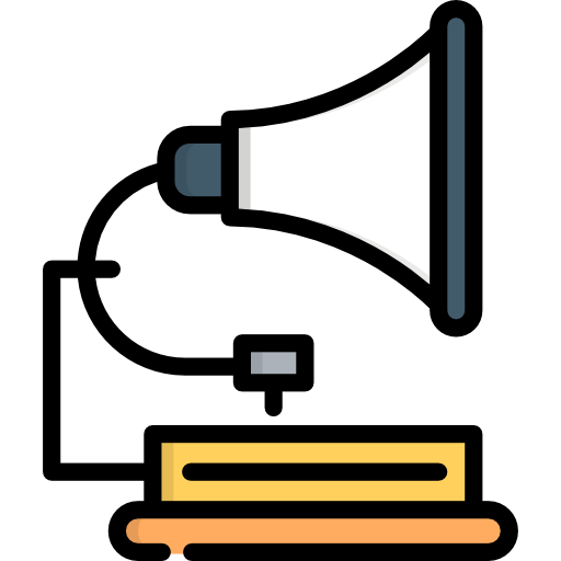 grammophon Special Lineal color icon