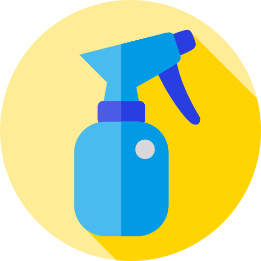 botella de spray Flat Circular Flat icono