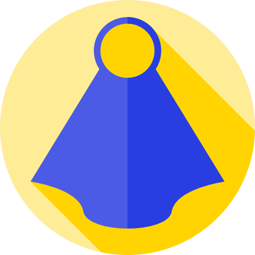 앞치마 Flat Circular Flat icon