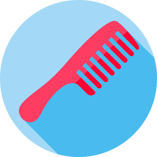 Comb Flat Circular Flat icon