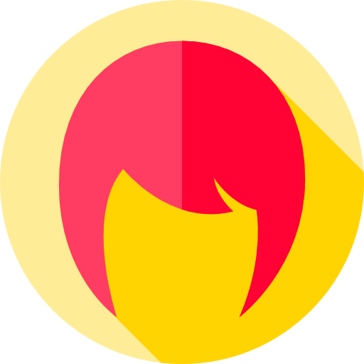 髪型 Flat Circular Flat icon