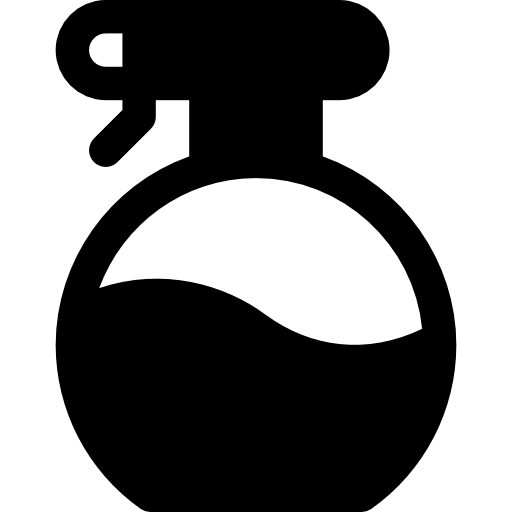 botella de spray Basic Rounded Filled icono