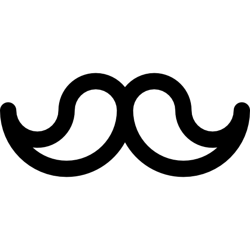 Moustache Basic Rounded Lineal icon