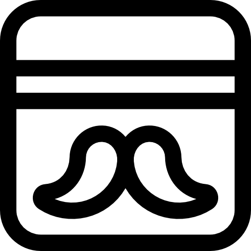 クリーム Basic Rounded Lineal icon