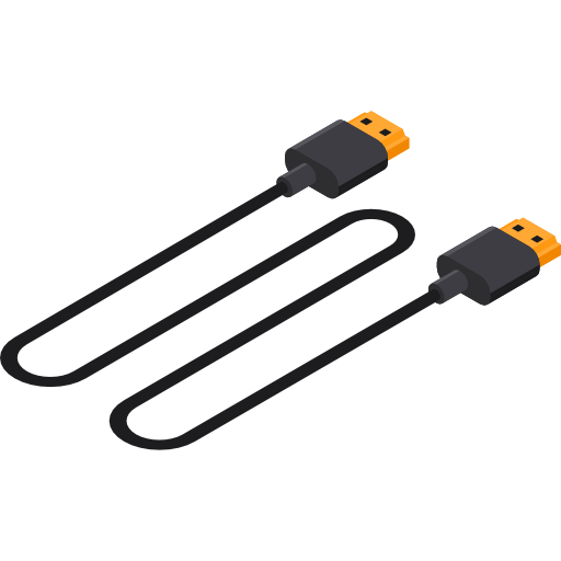 Hdmi cable Isometric Flat icon