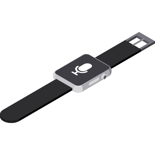smartwatch Isometric Flat icon