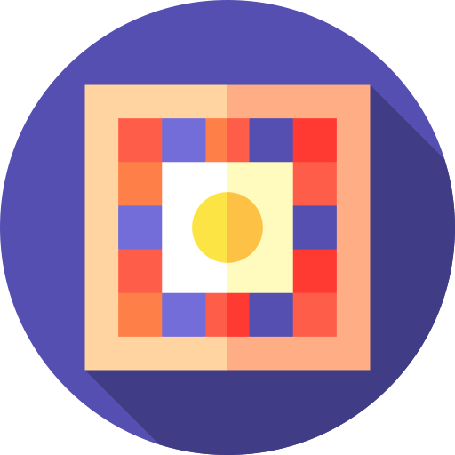 mesa Flat Circular Flat icono