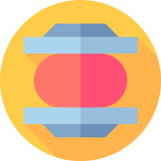 siła Flat Circular Flat ikona