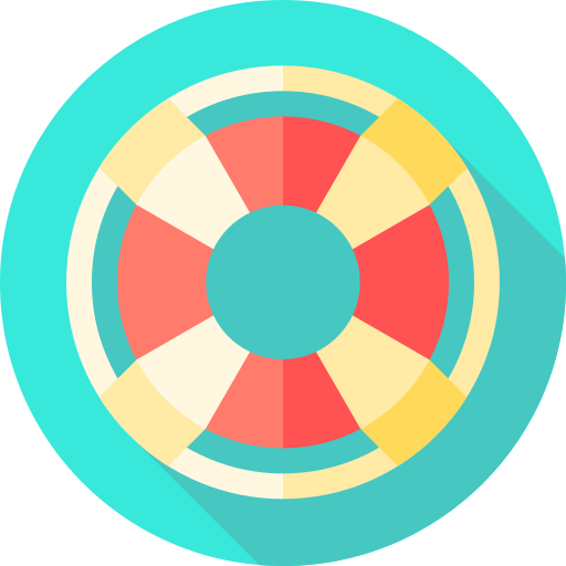 サポート Flat Circular Flat icon