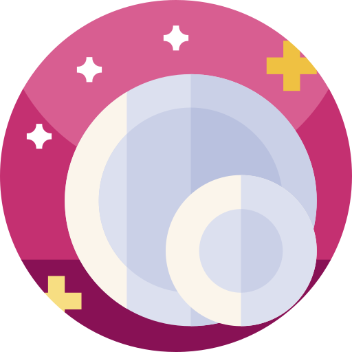 설거지 Geometric Flat Circular Flat icon