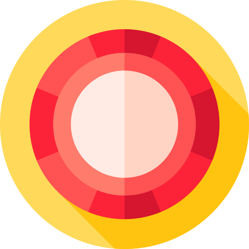 도박 Flat Circular Flat icon