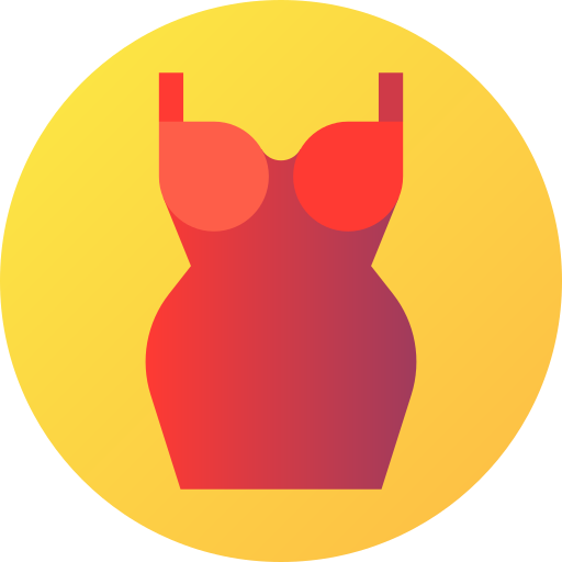jurk Flat Circular Gradient icoon