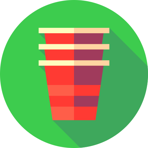 Cups Flat Circular Flat icon