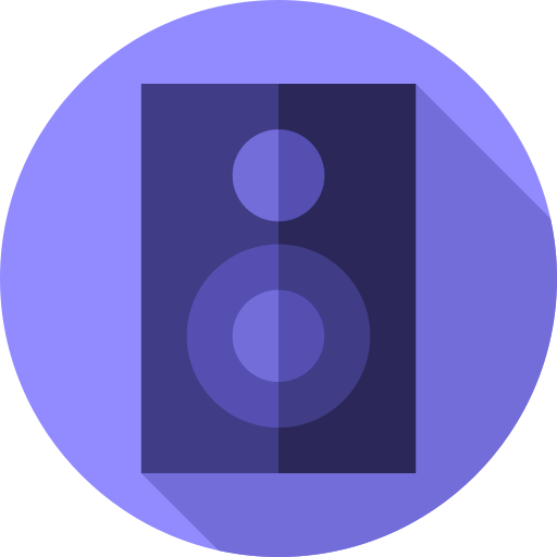 Speaker Flat Circular Flat icon
