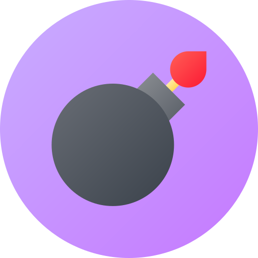 ansiedad Flat Circular Gradient icono