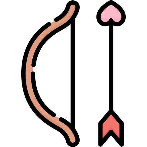 flecha de cupido Special Lineal color icono