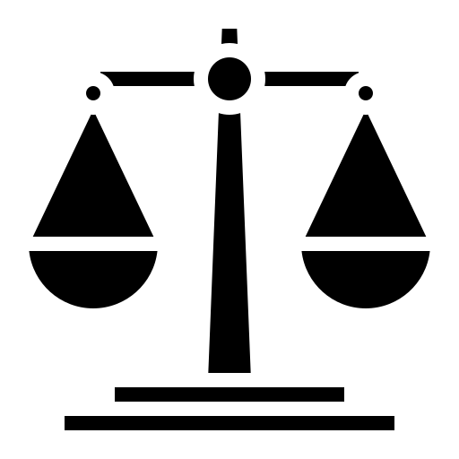 Équilibre Iconixar Glyph Icône