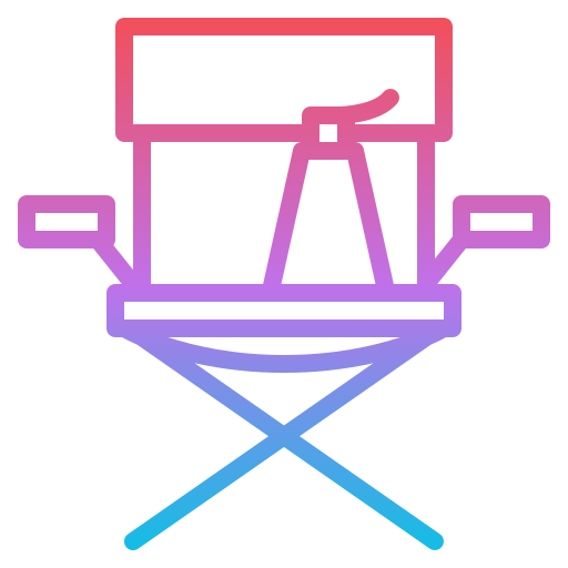 krzesło reżysera Iconixar Gradient ikona