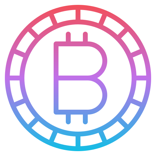 bitcoin Iconixar Gradient icona