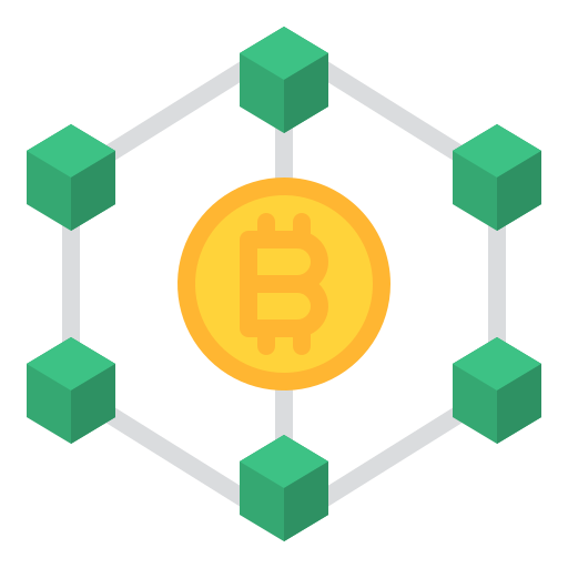 Blockchain Iconixar Flat icon
