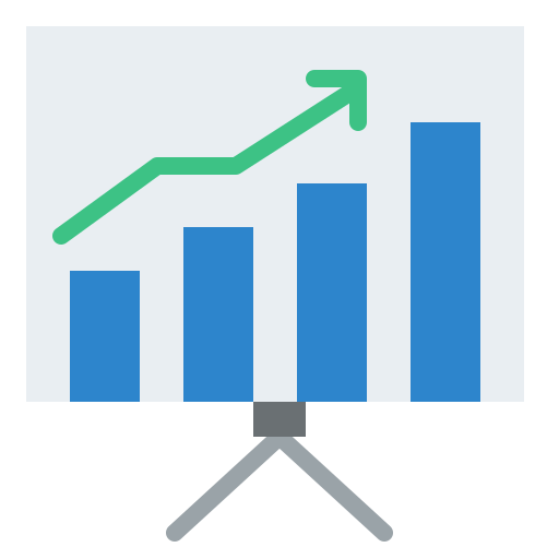 Business chart Iconixar Flat icon