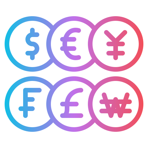 валюта Iconixar Gradient иконка