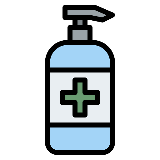 Antiseptic Iconixar Lineal Color icon