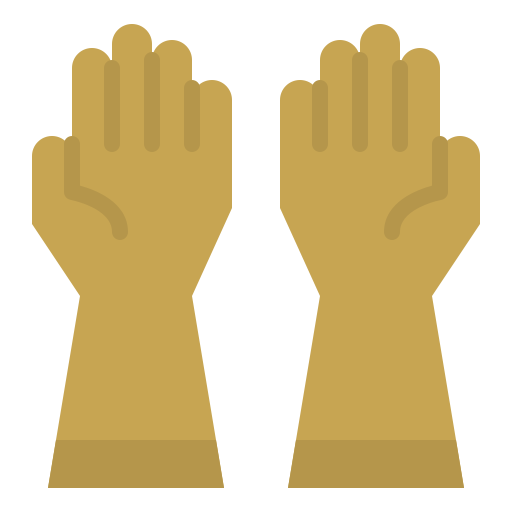Hand gloves Iconixar Flat icon