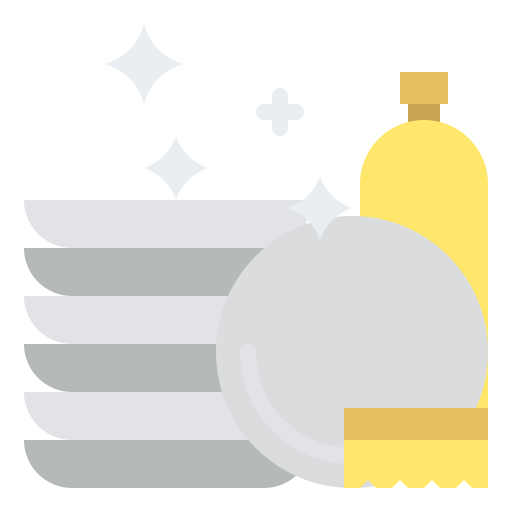 Washing dishes Iconixar Flat icon