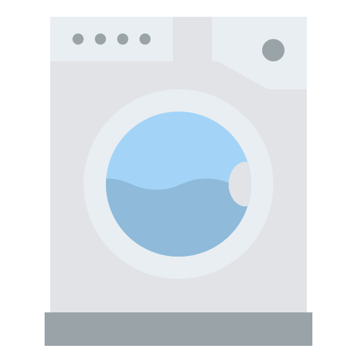 máquina de lavar Iconixar Flat Ícone