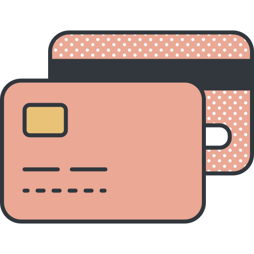 신용 카드 Detailed Offset Lineal color icon