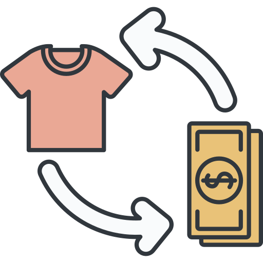 Exchange Detailed Offset Lineal color icon