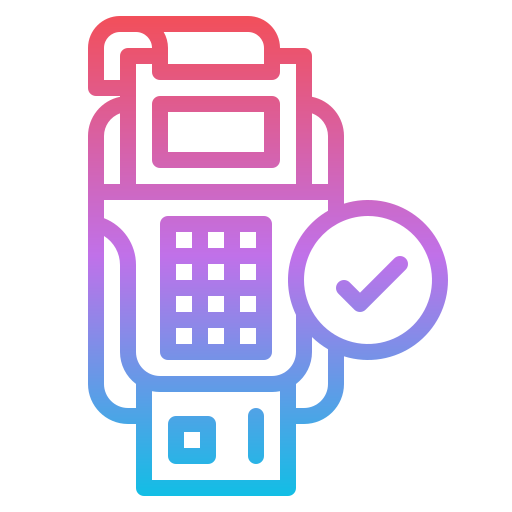 paiement par carte Iconixar Gradient Icône