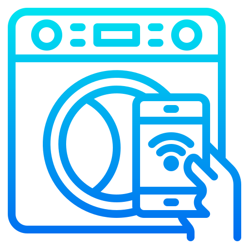 lavatrice srip Gradient icona