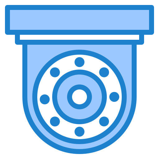 Überwachungskamera srip Blue icon