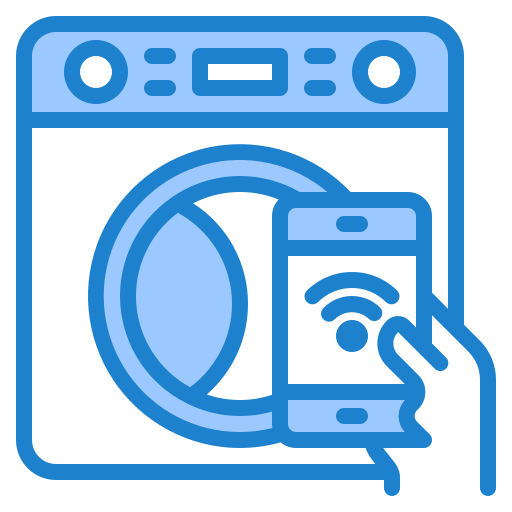 machine à laver srip Blue Icône